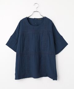 greennout / グリーンノート シャツ・ブラウス | レーヨンナイロンレースブラウス