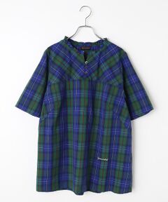 greennout / グリーンノート シャツ・ブラウス | 平織りチェックブラウス