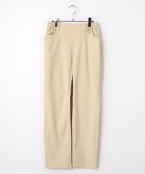 greennout / グリーンノート その他パンツ | ストレッチツイルパンツ（ライトべージュ）