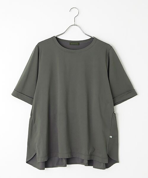 greennout / グリーンノート Tシャツ | 接触冷感 天竺Tシャツ（ダークグレー）
