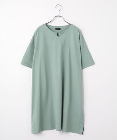greennout / グリーンノート カットソー | 接触冷感 天竺チュニック