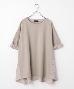 greennout / グリーンノート Tシャツ | 接触冷感 ストライプ付きカットソー