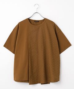 greennout / グリーンノート Tシャツ | 接触冷感　フラワー刺繍入りTシャツ