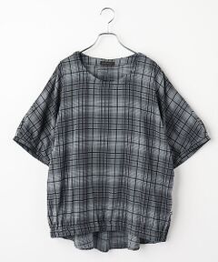 greennout / グリーンノート シャツ・ブラウス | コットンドビーチェックブラウス