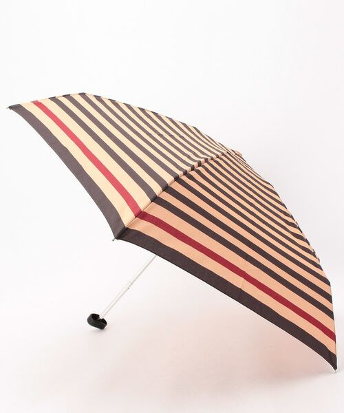 grove / グローブ 傘 | コンパクトポーチボーダー晴雨兼用折り畳み傘 | 詳細1