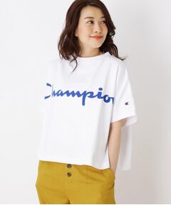 Champion　ロゴワイドTシャツ