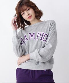 【WEB限定】Champion ロゴ入りスウェットプルオーバー