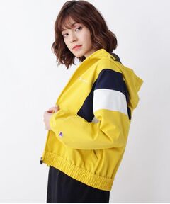 Champion フード付き配色ブルゾン