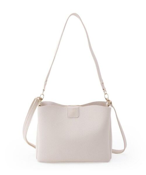 仕切りダブルショルダー合皮バッグ ショルダーバッグ Grove グローブ ファッション通販 タカシマヤファッションスクエア