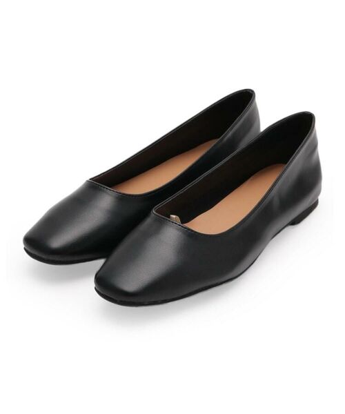 セール スクエアトゥぺたんこパンプス パンプス Grove グローブ ファッション通販 タカシマヤファッションスクエア