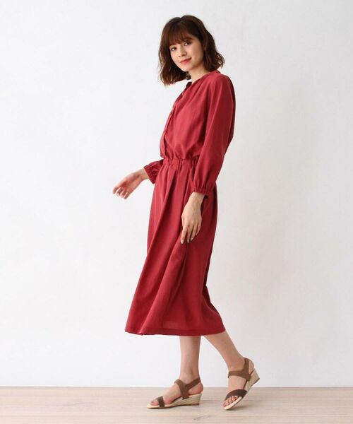 セール ビンテージボイルギャザーワンピース ミニ丈 ひざ丈ワンピース Grove グローブ ファッション通販 タカシマヤファッションスクエア