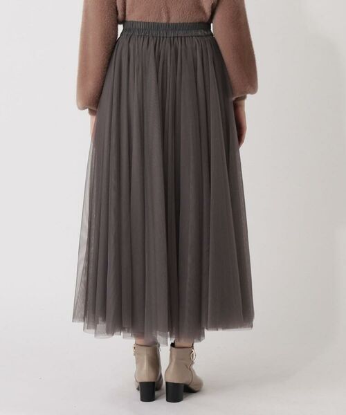 セール S Ll チュールボリュームフレアスカート ロング マキシ丈スカート Grove グローブ ファッション通販 タカシマヤファッションスクエア