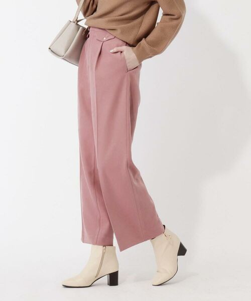 セール 人気急上昇 おうちコーデ S Ll ツイルリラックスワイドパンツ ショート ハーフ 半端丈パンツ Grove グローブ ファッション通販 タカシマヤファッションスクエア