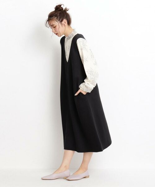 セール 時短コーデ S Ll 配色レースドッキングフレアワンピース ミニ丈 ひざ丈ワンピース Grove グローブ ファッション通販 タカシマヤファッションスクエア