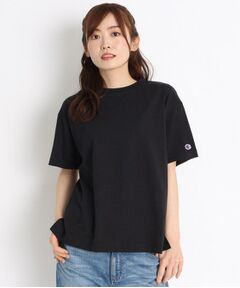 Champion スリットラバーロゴTシャツ