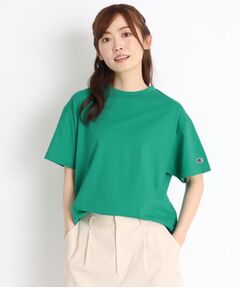 Champion スリットラバーロゴTシャツ