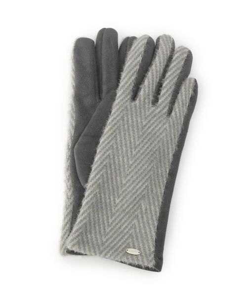 ヘリンボンプレートグローブ 手袋 Grove グローブ ファッション通販 タカシマヤファッションスクエア