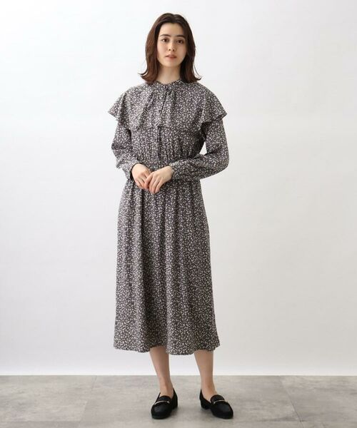 セール フレアーカラー小花柄アソートワンピース ロング マキシ丈ワンピース Grove グローブ ファッション通販 タカシマヤファッションスクエア