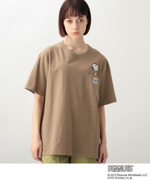 grove / グローブ Tシャツ | 【Lee】スヌーピーポケットTシャツ | 詳細1