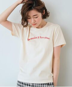 grove×Something メッセージロゴTシャツ