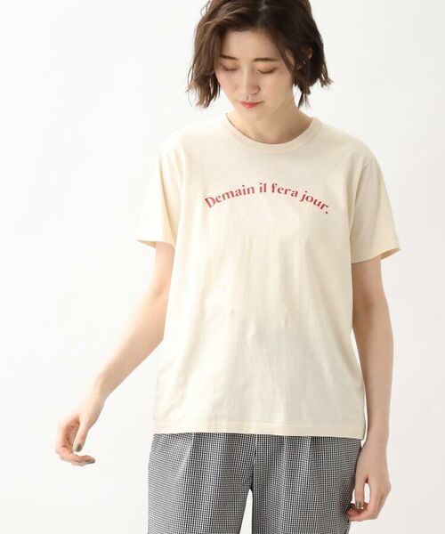 grove / グローブ Tシャツ | grove×Something メッセージロゴTシャツ | 詳細1