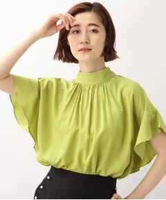 ◆ハイネック前後2WAYブラウス