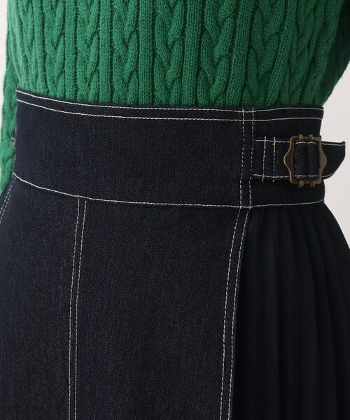 grove / グローブ スカート | グローブ人気のスカート！デニムサイドプリーツスカート | 詳細10