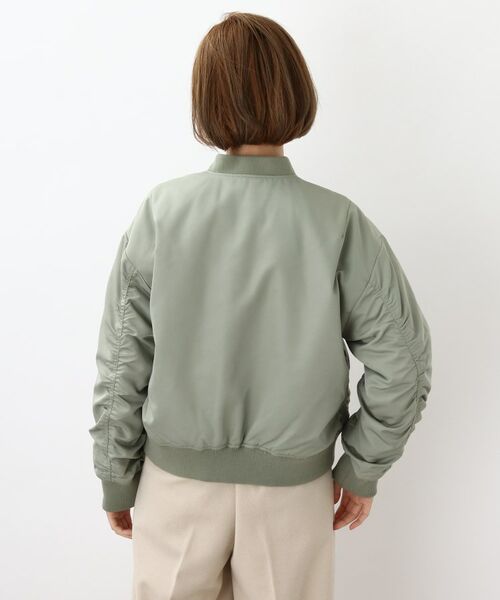 grove / グローブ ミリタリージャケット・コート | シャーリング袖のデザインがポイントの中綿入りMA-1! | 詳細20