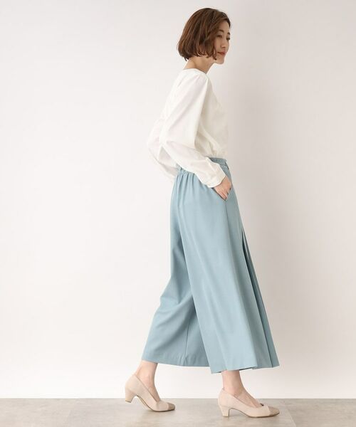 grove / グローブ ショート・ハーフ・半端丈パンツ | スカートの上品さとパンツのアクティブさを兼ね備えたスカートパンツ | 詳細13