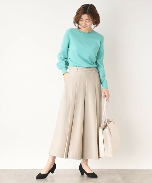 grove / グローブ ショート・ハーフ・半端丈パンツ | スカートの上品さとパンツのアクティブさを兼ね備えたスカートパンツ | 詳細5