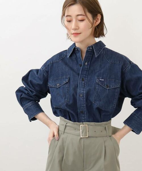 別注】Wrangler デニムシャツ （シャツ・ブラウス）｜grove / グローブ ...