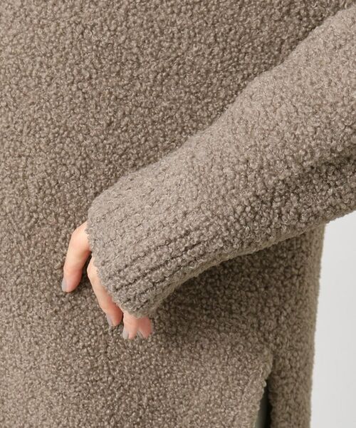 grove / グローブ ニット・セーター | トレンドのブークレ糸を使用したチュニックニット | 詳細20