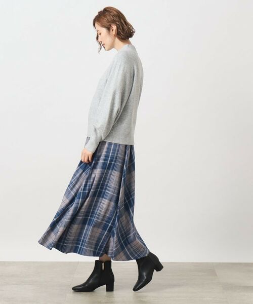 grove / グローブ ロング・マキシ丈スカート | タータンチェックが目を惹く、着映えスカート | 詳細10