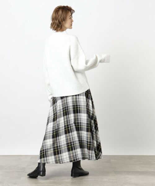 grove / グローブ ロング・マキシ丈スカート | タータンチェックが目を惹く、着映えスカート | 詳細2