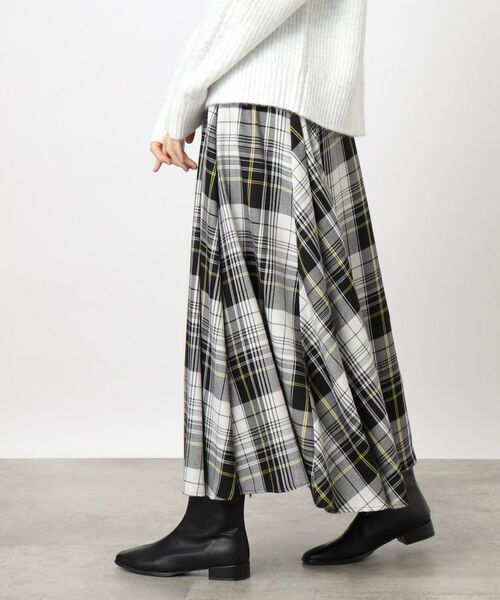 grove / グローブ ロング・マキシ丈スカート | タータンチェックが目を惹く、着映えスカート | 詳細5