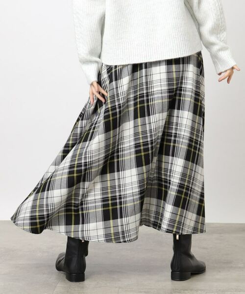 grove / グローブ ロング・マキシ丈スカート | タータンチェックが目を惹く、着映えスカート | 詳細6