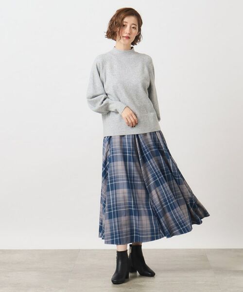 grove / グローブ ロング・マキシ丈スカート | タータンチェックが目を惹く、着映えスカート | 詳細9