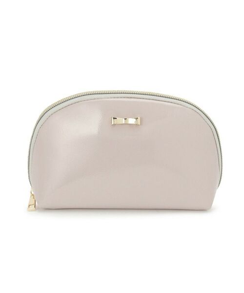 grove / グローブ ポーチ | ラウンドリボンポーチ(ライトベージュ(251))