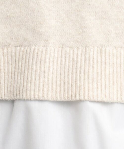 grove / グローブ ニット・セーター | 1枚でトレンドスタイルが叶う♪シャツレイヤードプルオーバー | 詳細8