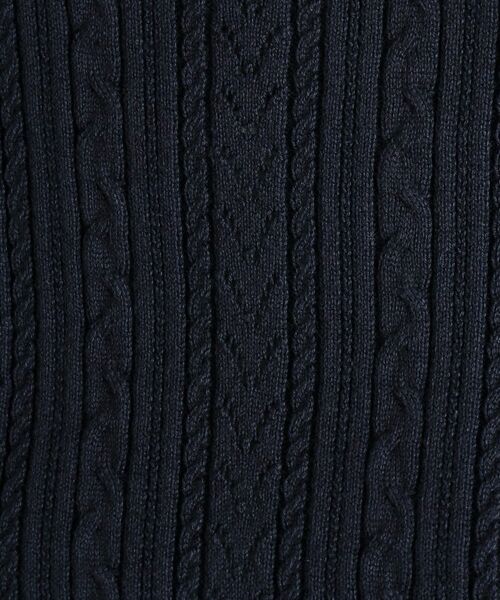 grove / グローブ ニット・セーター | 柄編み袖口釦プルオーバー | 詳細8