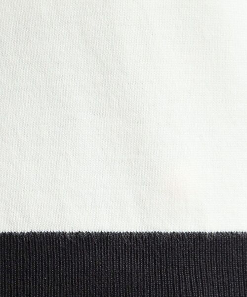 grove / グローブ ニット・セーター | 衿ぐりタック編み配色ニットプルオーバー | 詳細6