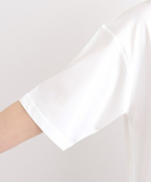 grove / グローブ Tシャツ | 雑誌掲載商品【洗える／UVカット／接触冷感】5分袖ロゴTシャツ | 詳細25