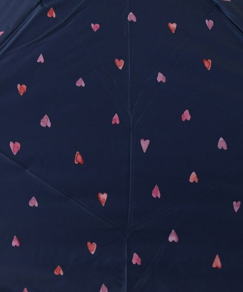 grove / グローブ 傘 | 遮光軽量 水彩ハート ミニ 折りたたみ傘 | 詳細5