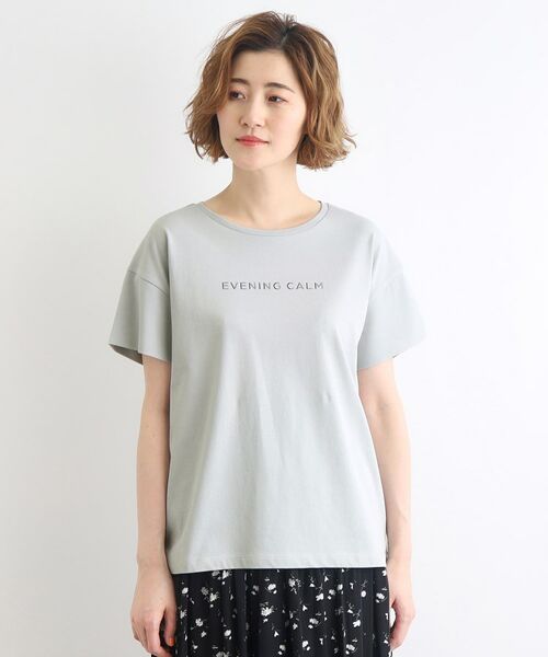 grove / グローブ Tシャツ | ＜接触冷感／UVカット／ご自宅で洗える＞袖フォルムプリントTシャツ | 詳細17