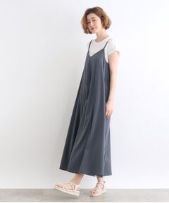 【雑誌掲載】キャミワンピース×ロゴTシャツSET