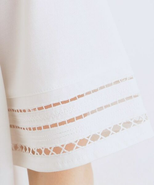 grove / グローブ カットソー | 【洗える・接触冷感・UV】袖刺繍デザインTシャツ | 詳細4