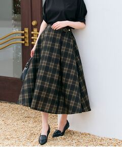 grove / グローブ ロング・マキシ丈スカート | クラシカルタックフレアスカート