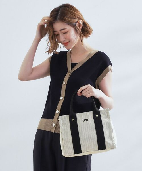 grove / グローブ トートバッグ | 【Lee別注】スクエアキャンバストート(ブラック(519))