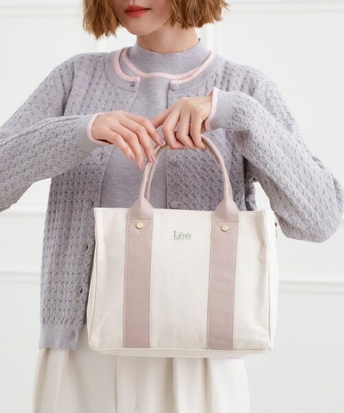 grove / グローブ トートバッグ | 【Lee別注】スクエアキャンバストート(ライトピンク(070))