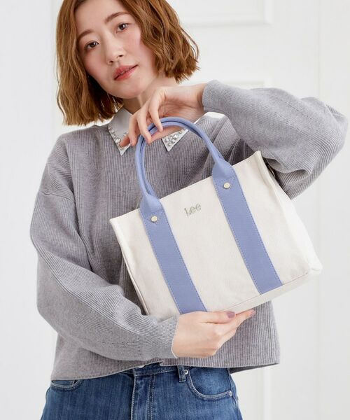grove / グローブ トートバッグ | 【Lee別注】スクエアキャンバストート(ブルー(093))